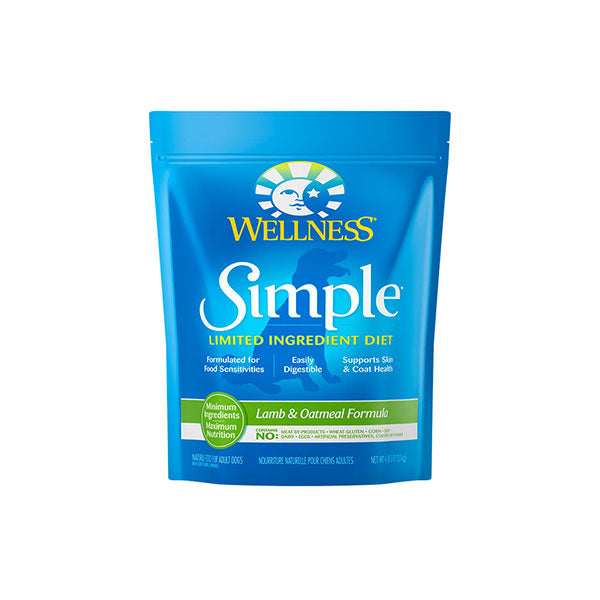 Wellness SIMPLE Limited Ingredient Lamb Oatmeal Recipe Dry Dog