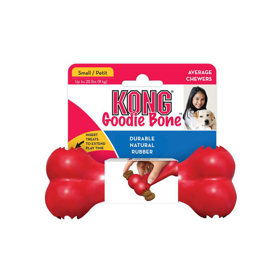 Kong Classic Goodie Bone™ Dog Toy (Red) Packaging